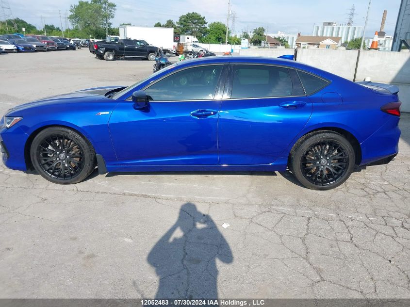 2021 Acura Tlx Tech A VIN: 19UUB6F59MA800444 Lot: 12052483