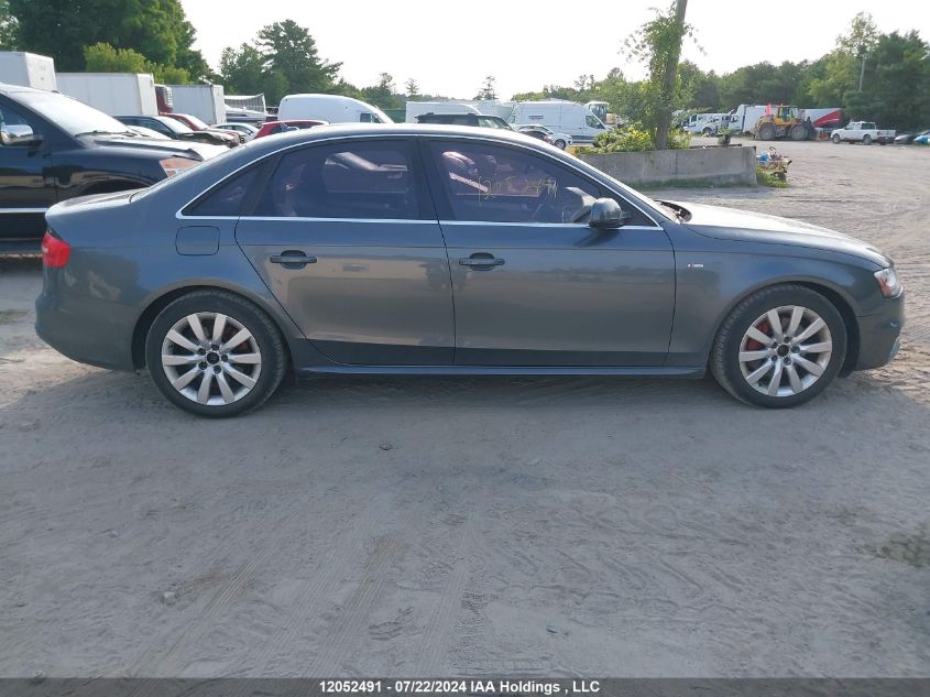 2013 Audi A4 Premium Plus VIN: WAUHFCFL4DN009617 Lot: 12052491