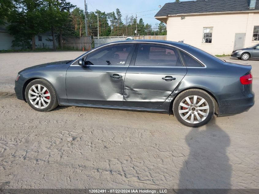 2013 Audi A4 Premium Plus VIN: WAUHFCFL4DN009617 Lot: 12052491