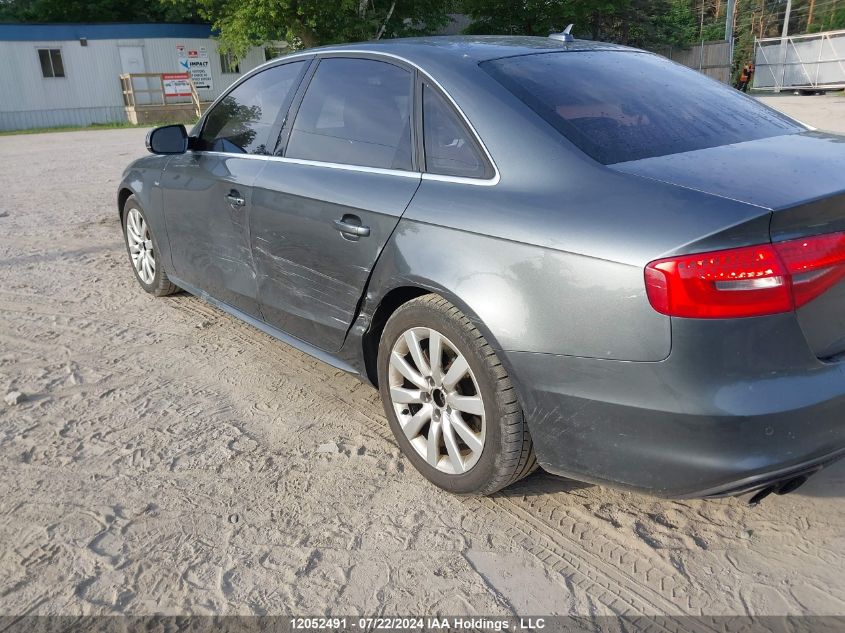 2013 Audi A4 Premium Plus VIN: WAUHFCFL4DN009617 Lot: 12052491