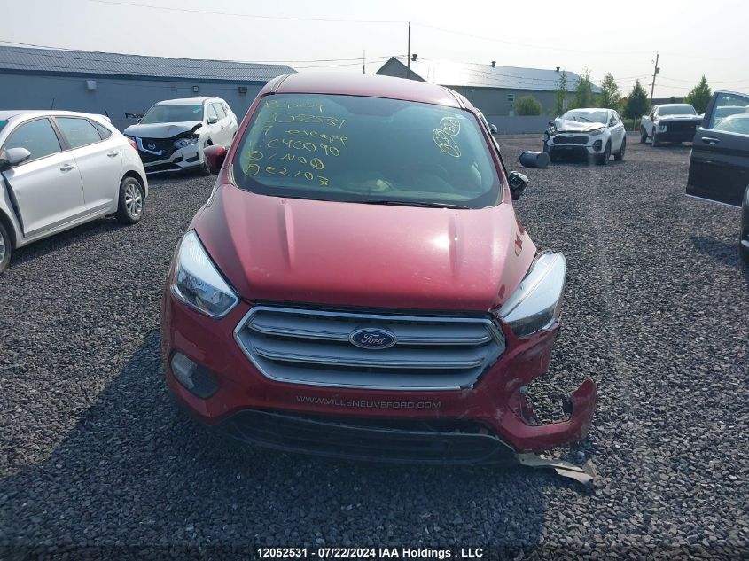 2019 Ford Escape Se VIN: 1FMCU9GD0KUC40090 Lot: 12052531