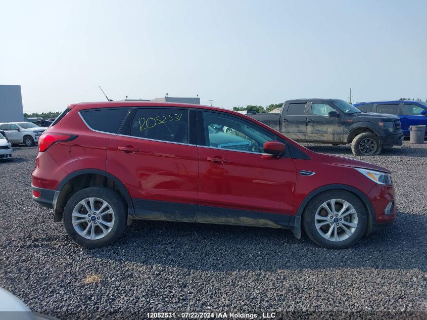 2019 Ford Escape Se VIN: 1FMCU9GD0KUC40090 Lot: 12052531