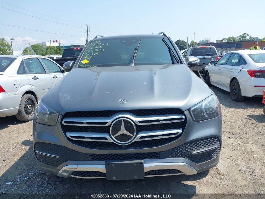 2020 Mercedes-Benz Gle VIN: 4JGFB5KB4LA006183 Lot: 12052533