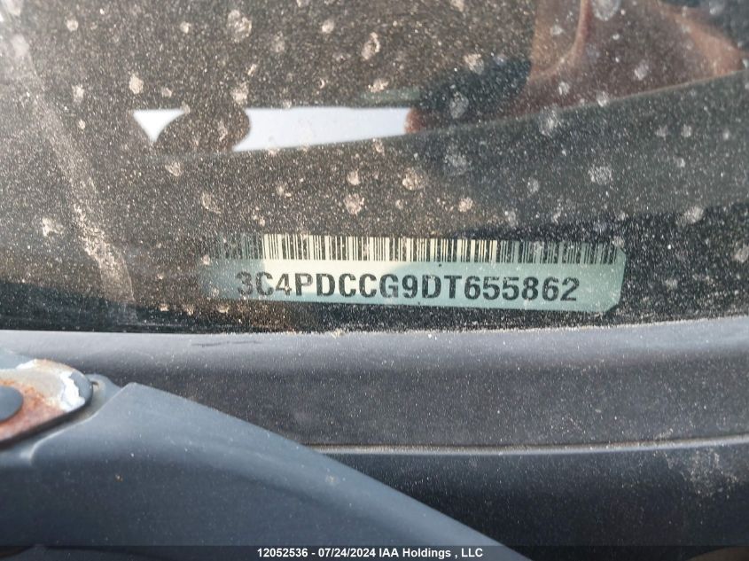 2013 Dodge Journey Sxt VIN: 3C4PDCCG9DT655862 Lot: 12052536