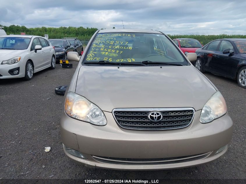 2008 Toyota Corolla Ce/Le/S VIN: 2T1BR32E68C858597 Lot: 12052547