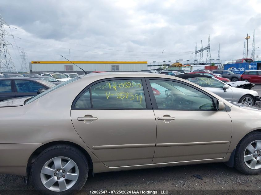 2008 Toyota Corolla Ce/Le/S VIN: 2T1BR32E68C858597 Lot: 12052547