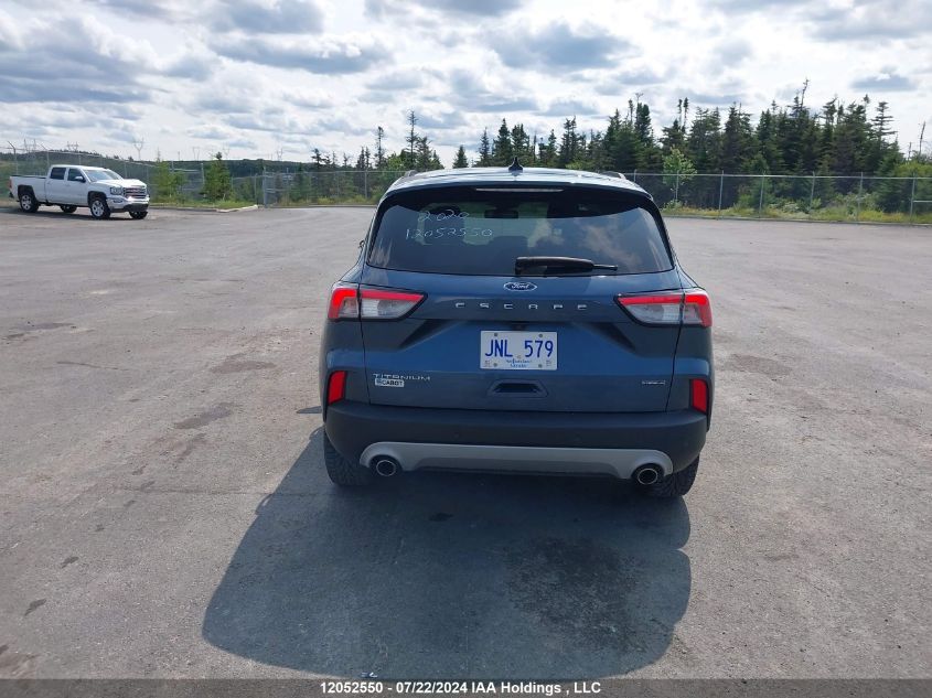2020 Ford Escape Titanium Hybrid VIN: 1FMCU9DZ9LUC10040 Lot: 12052550