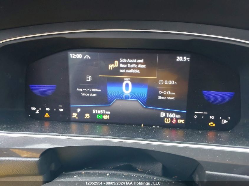 2022 Volkswagen Tiguan VIN: 3VV0B7AX6NM053077 Lot: 12052554