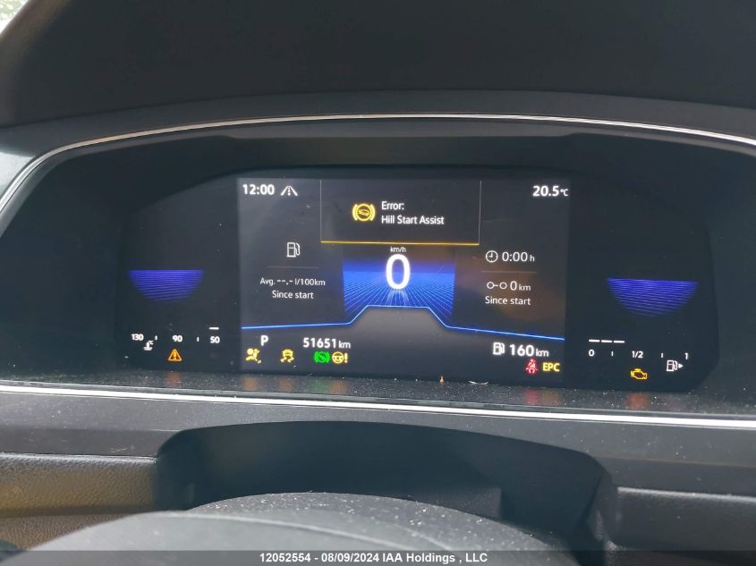 2022 Volkswagen Tiguan VIN: 3VV0B7AX6NM053077 Lot: 12052554