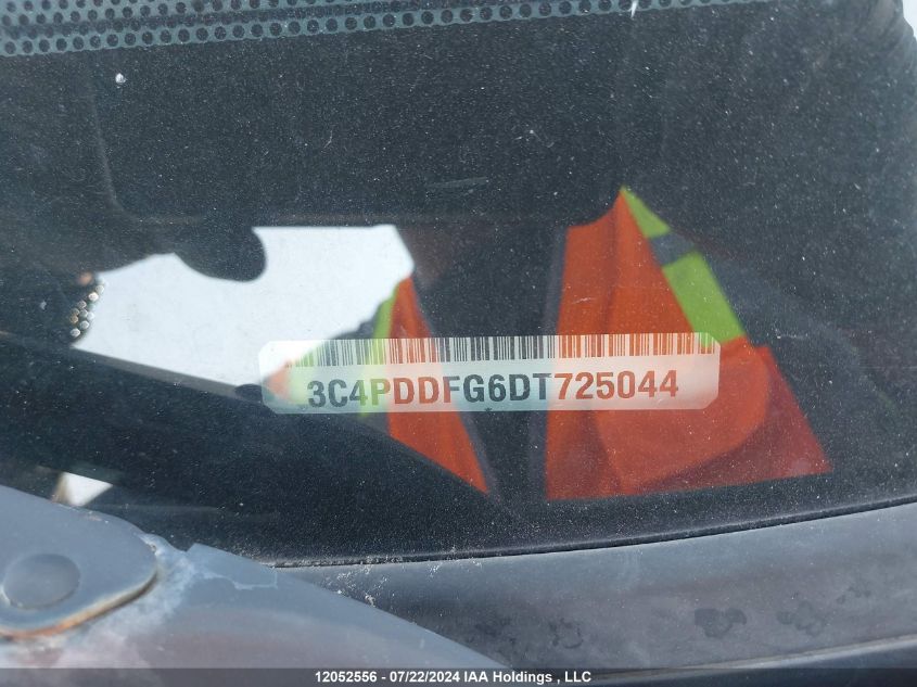 2013 Dodge Journey VIN: 3C4PDDFG6DT725044 Lot: 12052556