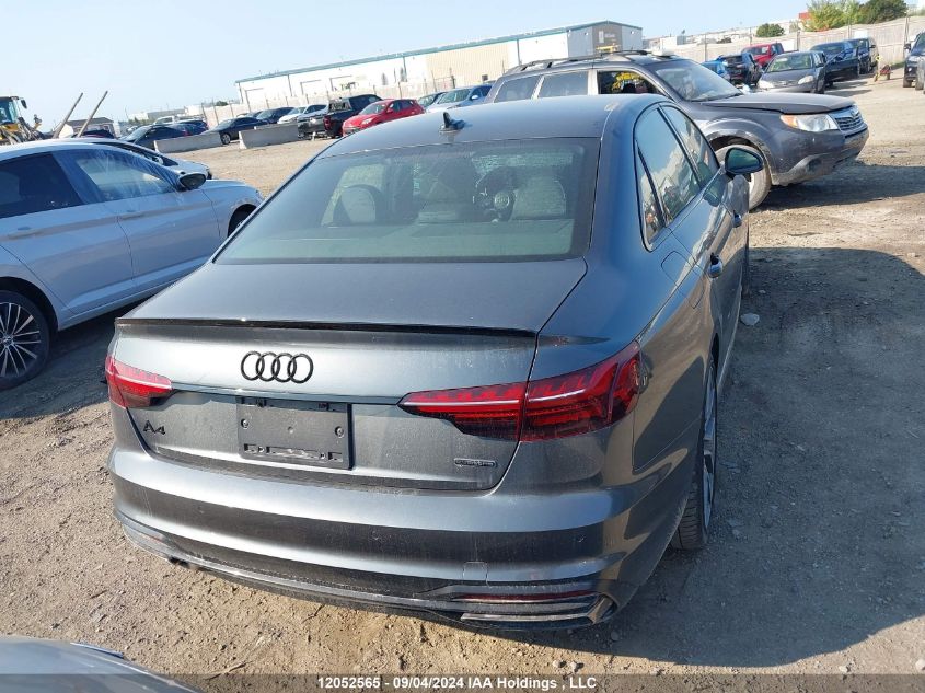 2023 Audi A4 Sedan VIN: WAUEAAF47PA006768 Lot: 12052565