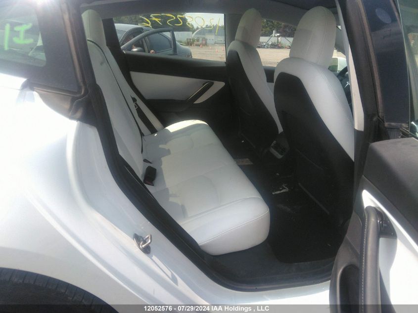 2020 Tesla Model 3 VIN: 5YJ3E1EA1LF722105 Lot: 12052576