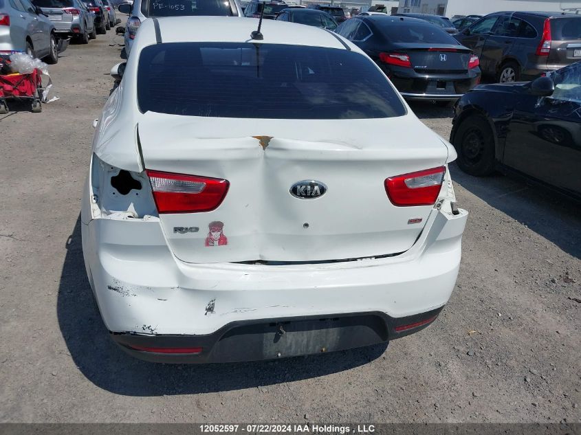 2013 Kia Rio VIN: KNADM4A35D6206758 Lot: 12052597