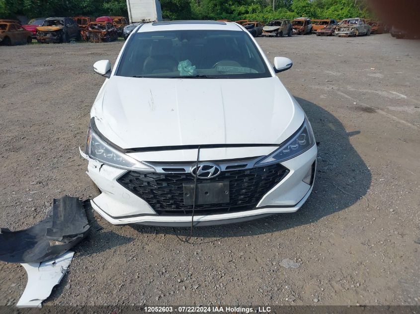 2020 Hyundai Elantra Sport VIN: KMHD04LB7LU010152 Lot: 12052603