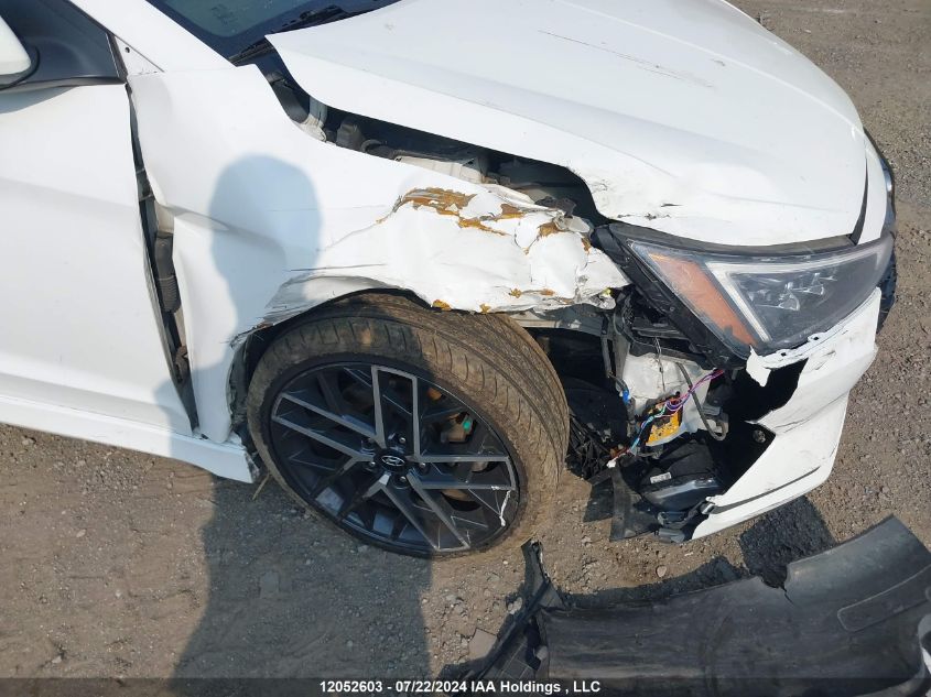 2020 Hyundai Elantra Sport VIN: KMHD04LB7LU010152 Lot: 12052603