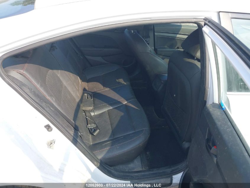 2020 Hyundai Elantra Sport VIN: KMHD04LB7LU010152 Lot: 12052603