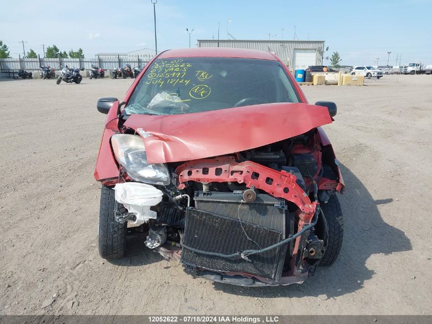 2007 Toyota Yaris VIN: JTDKT923X75125497 Lot: 12052622