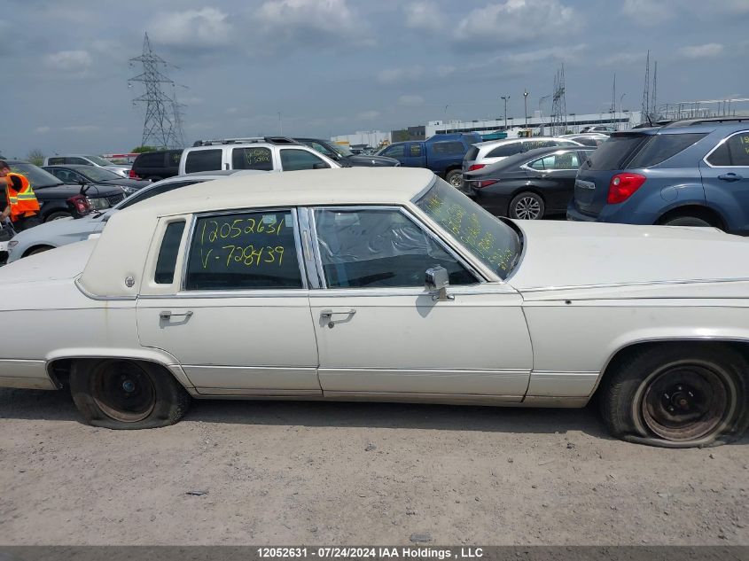 1990 Cadillac Brougham VIN: 1G6DW5175LR728439 Lot: 12052631