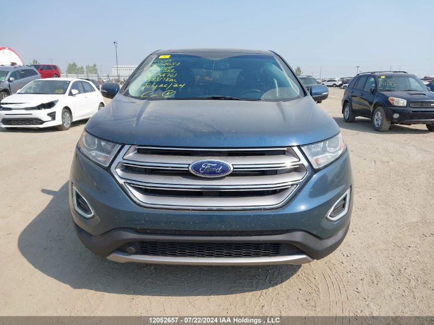 2016 Ford Edge Sel VIN: 2FMPK4J8XGBC54761 Lot: 12052657