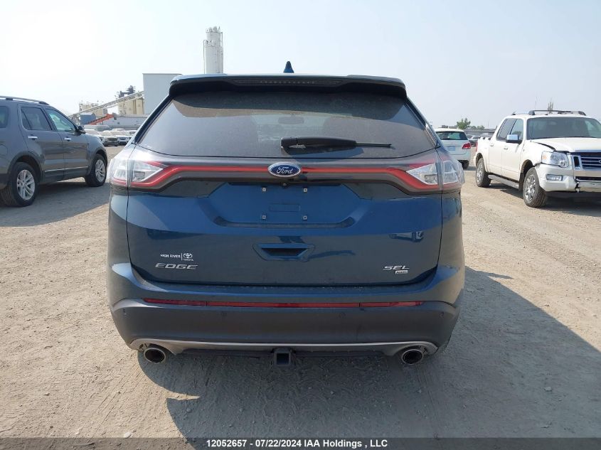 2016 Ford Edge Sel VIN: 2FMPK4J8XGBC54761 Lot: 12052657