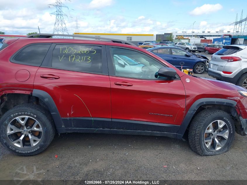 2016 Jeep Cherokee Trailhawk VIN: 1C4PJMBS3GW172113 Lot: 12052665