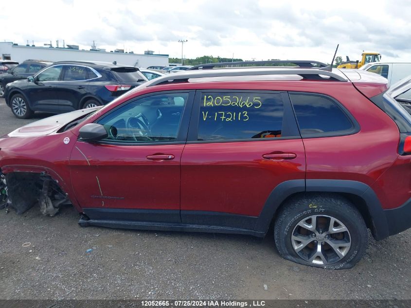 2016 Jeep Cherokee Trailhawk VIN: 1C4PJMBS3GW172113 Lot: 12052665