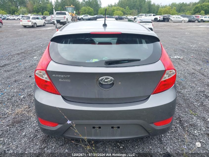 2015 Hyundai Accent VIN: KMHCT5AE7FU207543 Lot: 12052671