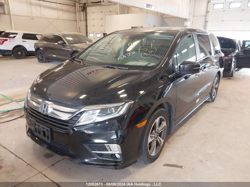 2018 Honda Odyssey Exl VIN: 5FNRL6H60JB508319 Lot: 12052673