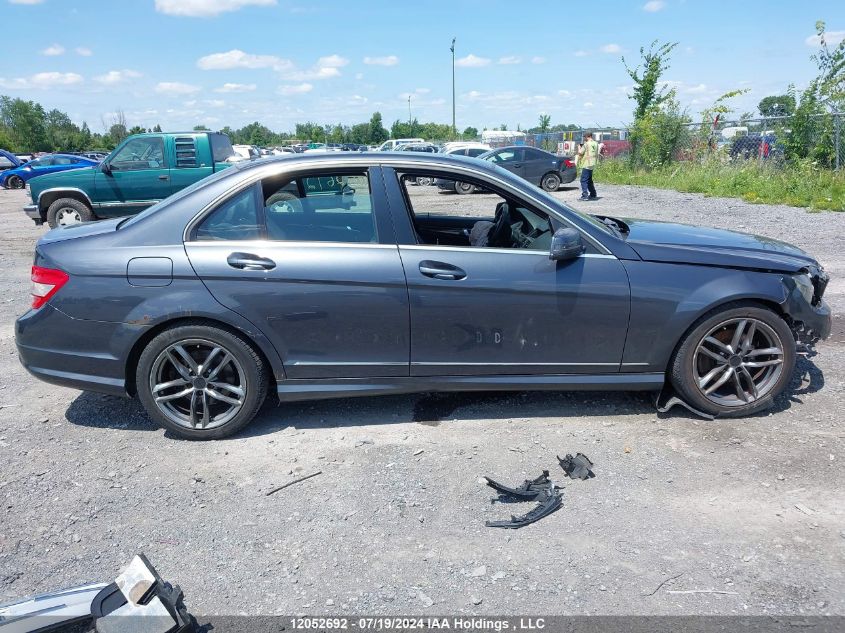 2011 Mercedes-Benz C-Class VIN: WDDGF8FB8BA515660 Lot: 12052692