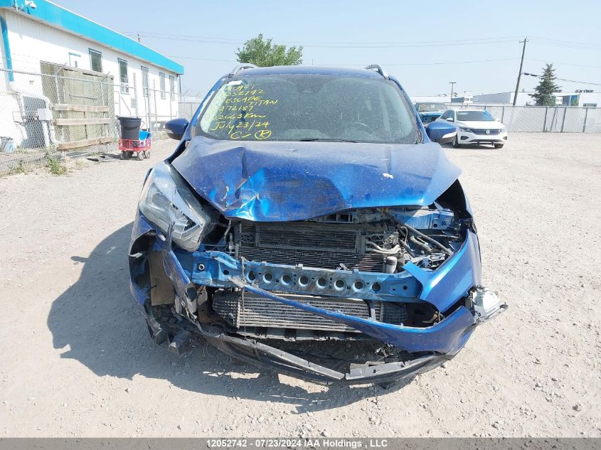 2017 Ford Escape Titanium VIN: 1FMCU9J90HUA72187 Lot: 12052742