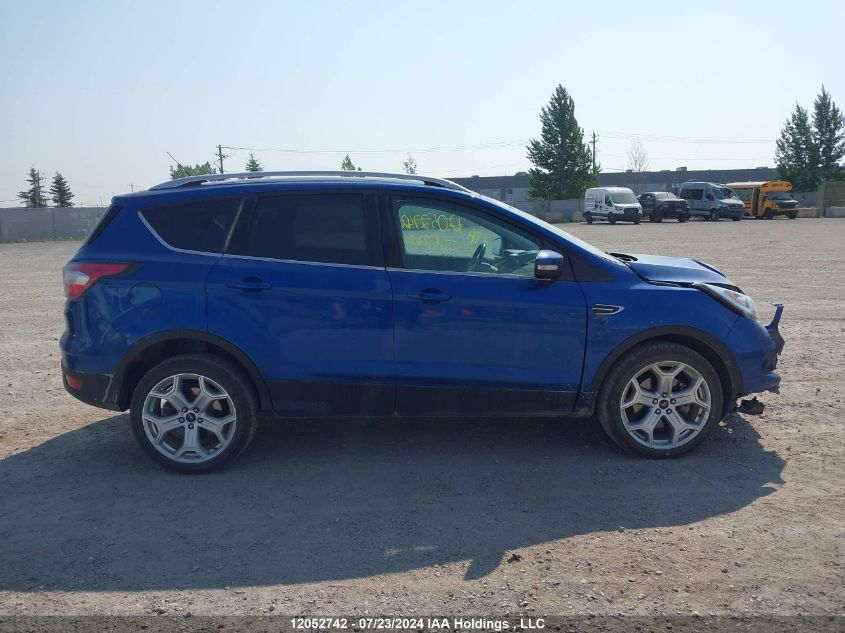 2017 Ford Escape Titanium VIN: 1FMCU9J90HUA72187 Lot: 12052742