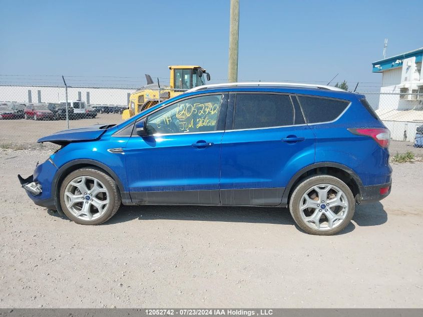 2017 Ford Escape Titanium VIN: 1FMCU9J90HUA72187 Lot: 12052742