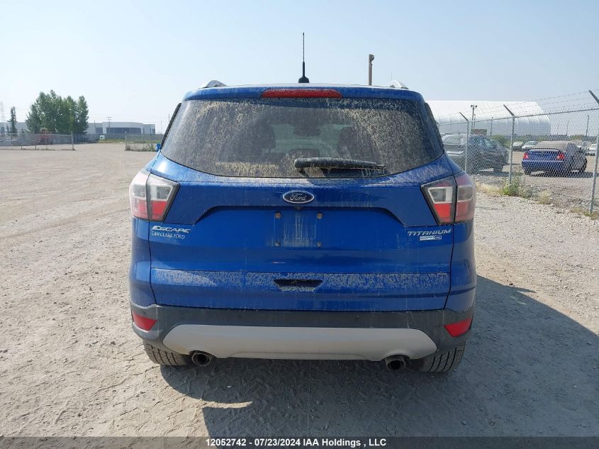2017 Ford Escape Titanium VIN: 1FMCU9J90HUA72187 Lot: 12052742