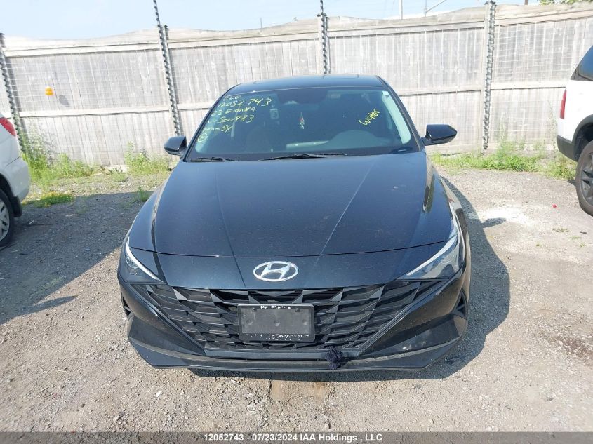 2023 Hyundai Elantra VIN: KMHLM4AG7PU500983 Lot: 12052743