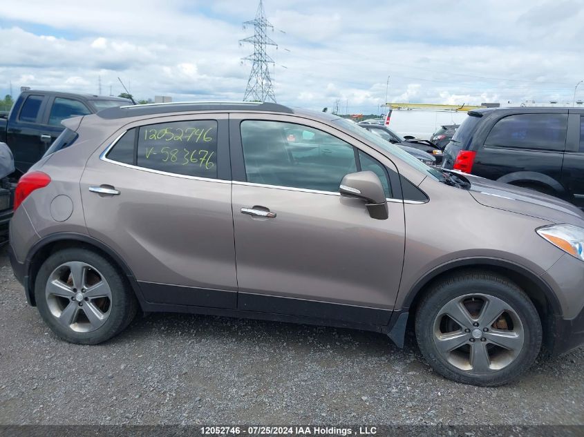 2014 Buick Encore VIN: KL4CJESB5EB583676 Lot: 12052746
