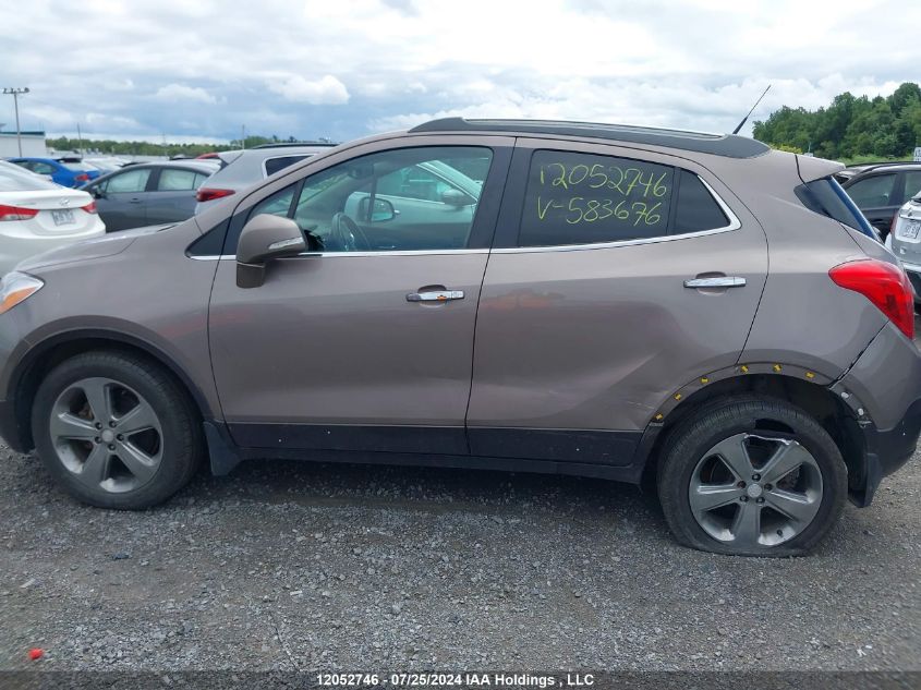 2014 Buick Encore VIN: KL4CJESB5EB583676 Lot: 12052746