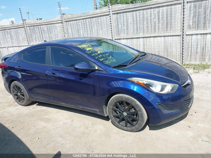 2014 Hyundai Elantra VIN: 5NPDH4AEXEH493174 Lot: 12052790