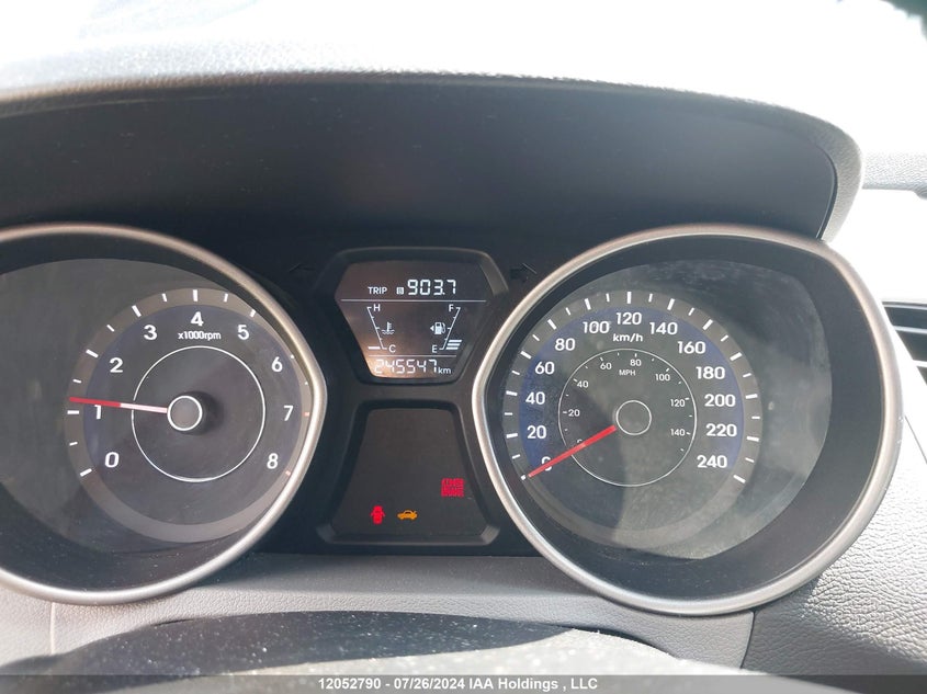 2014 Hyundai Elantra VIN: 5NPDH4AEXEH493174 Lot: 12052790