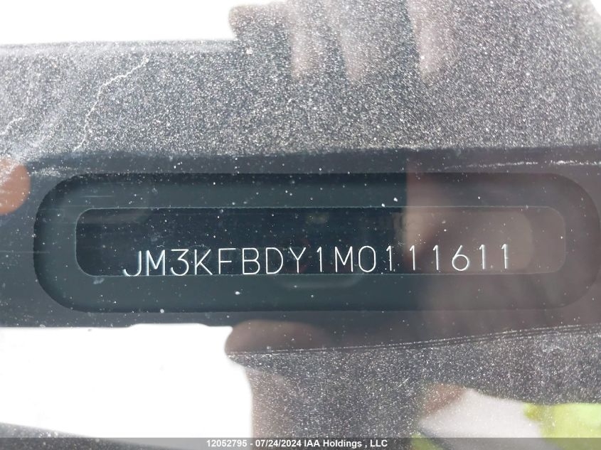 2021 Mazda Cx-5 VIN: JM3KFBDY1M0111611 Lot: 12052795