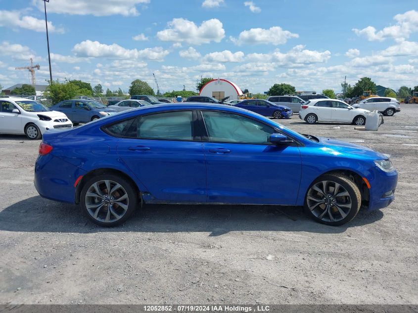 2015 Chrysler 200 S VIN: 1C3CCCBGXFN548507 Lot: 12052852