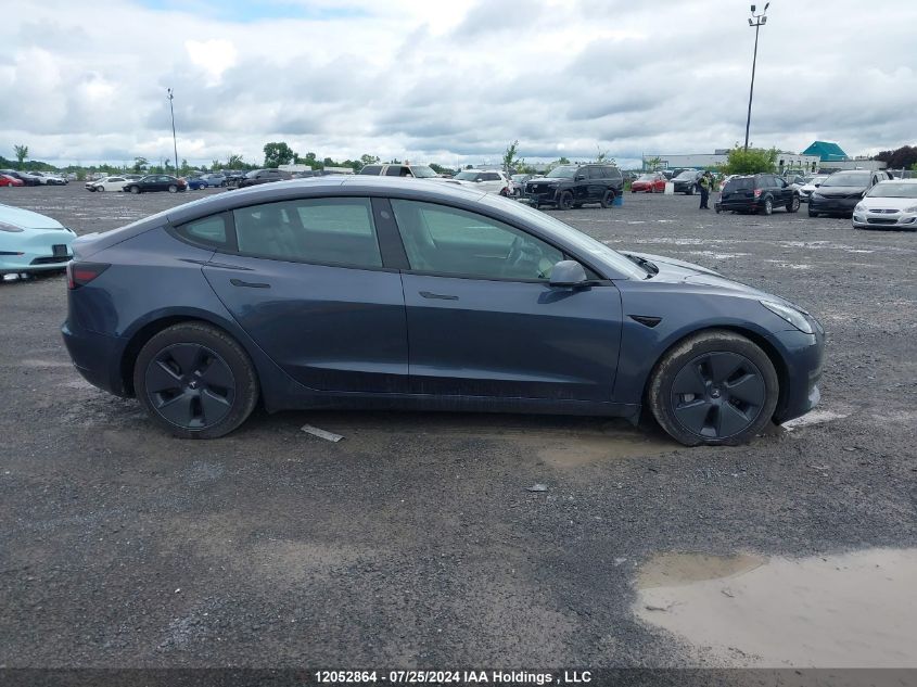 2022 Tesla Model 3 VIN: 5YJ3E1EA0NF333667 Lot: 12052864