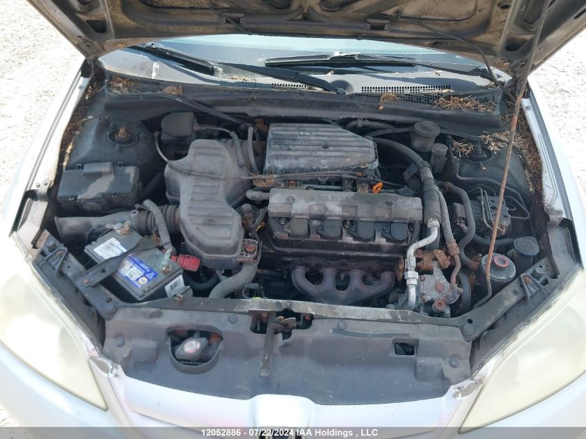 2004 Honda Civic VIN: 2HGES15654H936380 Lot: 12052886