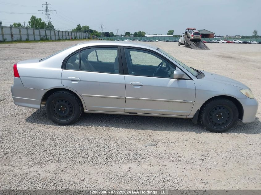 2004 Honda Civic VIN: 2HGES15654H936380 Lot: 12052886