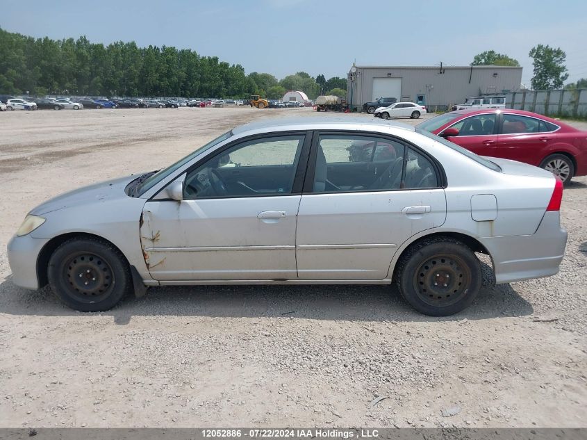 2004 Honda Civic VIN: 2HGES15654H936380 Lot: 12052886