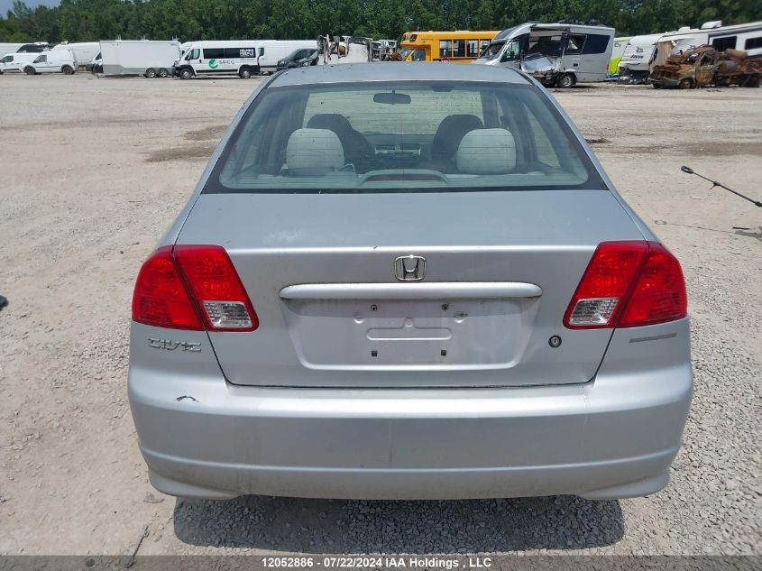 2004 Honda Civic VIN: 2HGES15654H936380 Lot: 12052886
