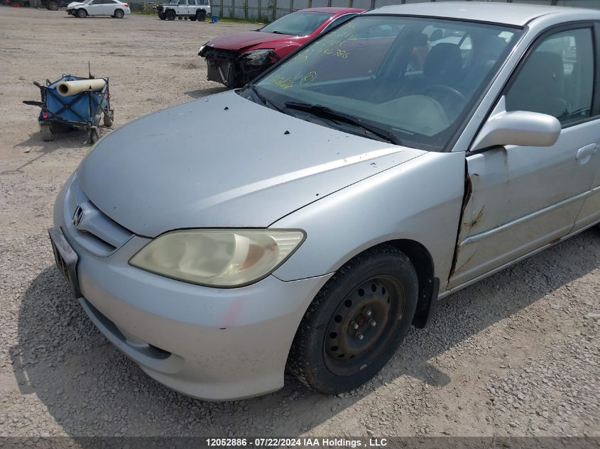 2004 Honda Civic VIN: 2HGES15654H936380 Lot: 12052886