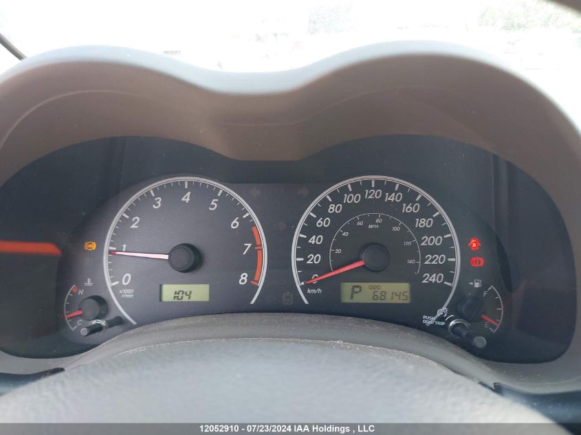 2009 Toyota Corolla S/Le/Xle VIN: 2T1BU40E29C121972 Lot: 12052910