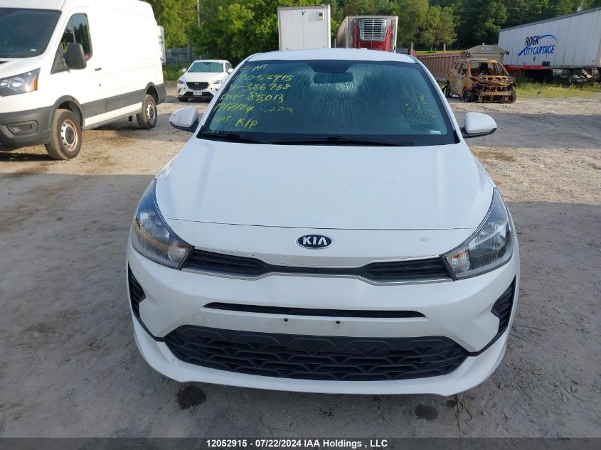 2021 Kia Rio 5-Door VIN: 3KPA25AD1ME386938 Lot: 12052915