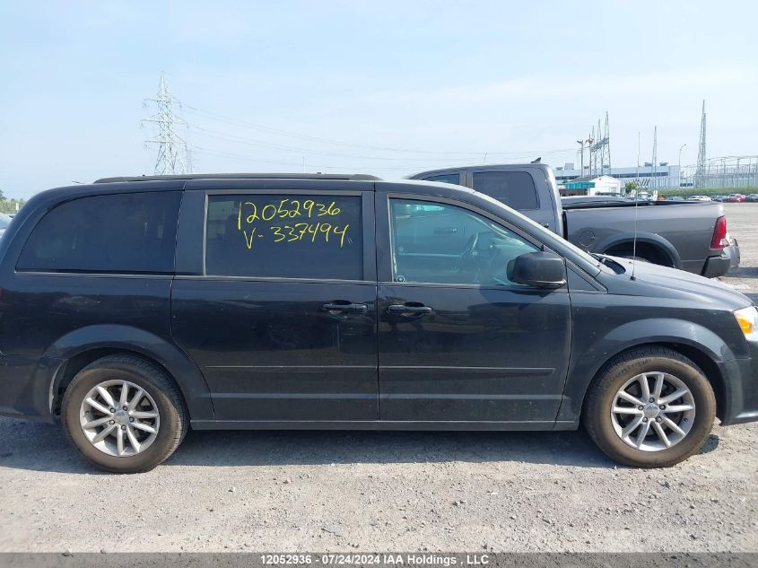 2016 Dodge Grand Caravan Se VIN: 2C4RDGBG4GR337494 Lot: 12052936
