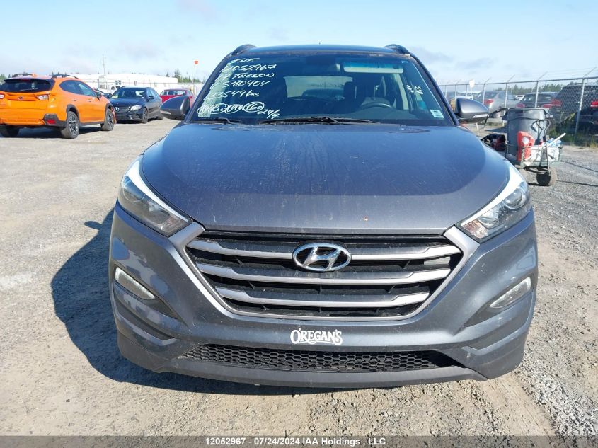 2017 Hyundai Tucson Limited/Sport And Eco/Se VIN: KM8J3CA48HU580404 Lot: 12052967